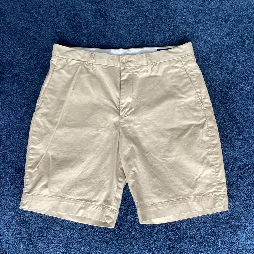 Polo Ralph Lauren 9-inch Stretch Classic Fit Khaki Chino Shorts - size 33